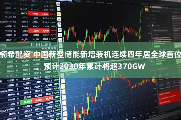 楠希配资 中国新型储能新增装机连续四年居全球首位，预计2030年累计将超370GW